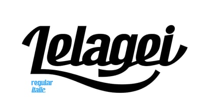 Lelagei Font Poster 1