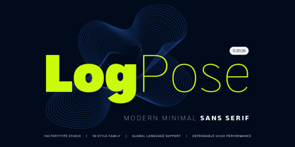 LogPose Font Poster 1