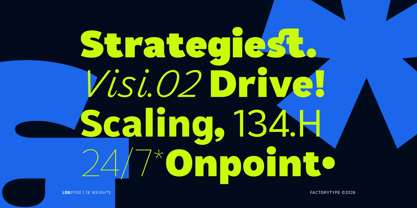 LogPose Font Poster 4