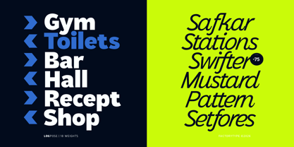 LogPose Font Poster 5