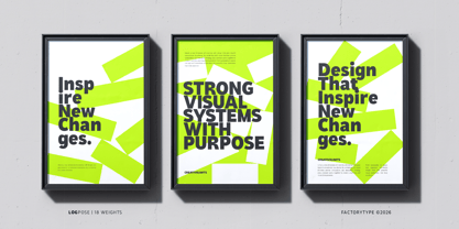 LogPose Font Poster 7