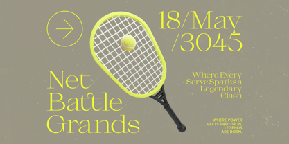 Gafloc Font Poster 5