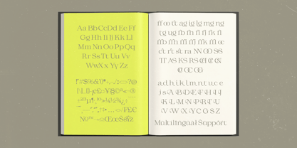 Gafloc Font Poster 10