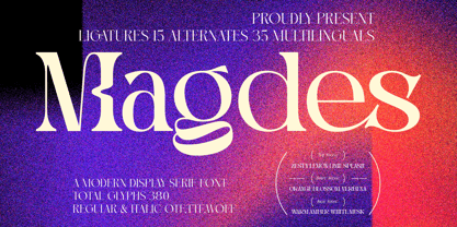 Magdes Font Poster 1
