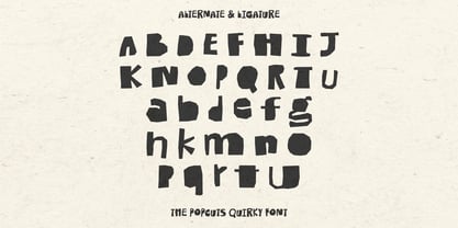 The Popcuts Font Poster 7