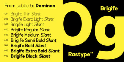 Brigife Font Poster 7