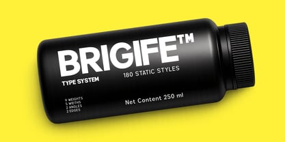 Brigife Font Poster 5