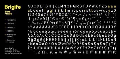 Brigife Font Poster 10