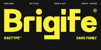 Brigife Font Poster 11