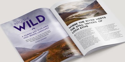 Glen Etive Font Poster 4