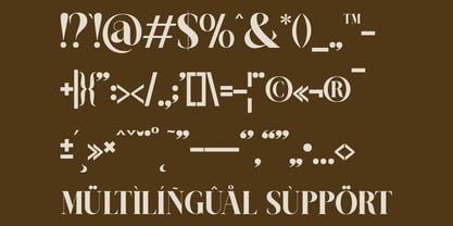 Belgina Font Poster 15
