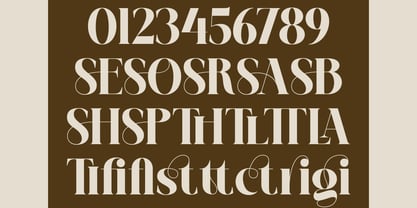 Belgina Font Poster 14