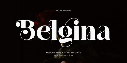 Belgina Font Poster 1