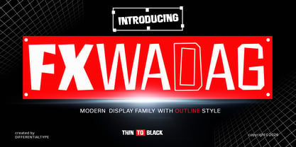 FX Wadag Font Poster 1