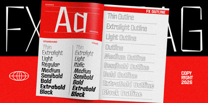 FX Wadag Font Poster 4