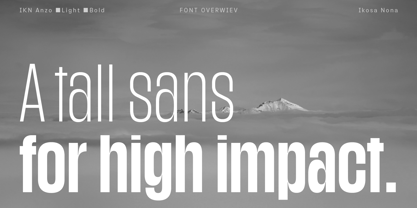 IKN Anzo Font Poster 2