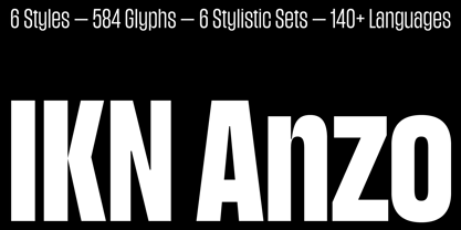 IKN Anzo Font Poster 1