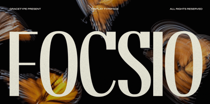 Focsio Font Poster 1