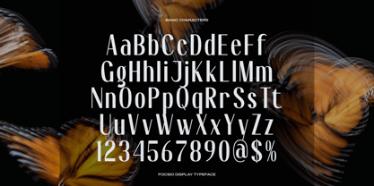 Focsio Font Poster 10