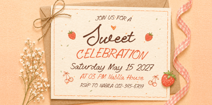 Golden Crumbs Font Poster 2