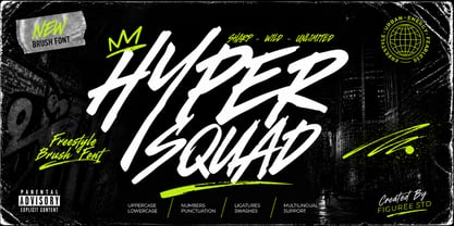 Hyper Squad Font Poster 1