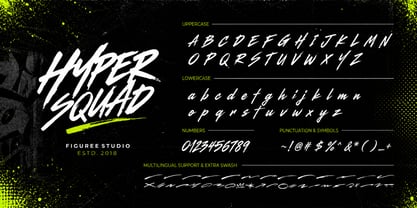 Hyper Squad Font Poster 5