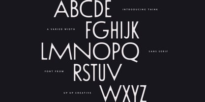Think Font Poster 2