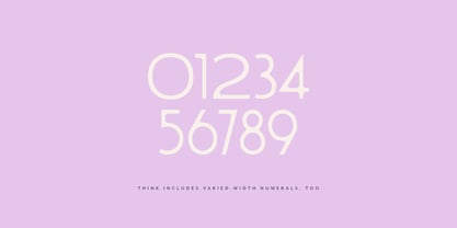 Think Font Poster 11