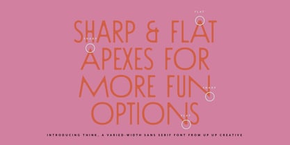 Think Font Poster 6