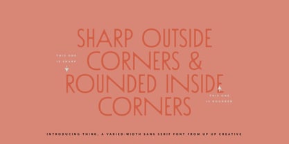 Think Font Poster 10