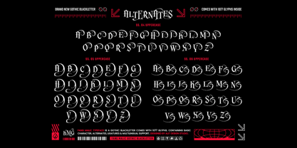Fang Malic Font Poster 4