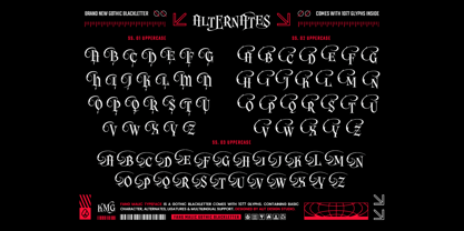 Fang Malic Font Poster 3