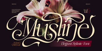 Musline Font Poster 1