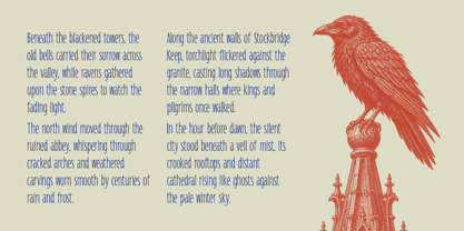Stockbridge Display Font Poster 2