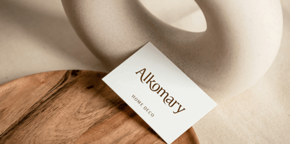 Alkomary Font Poster 8