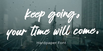 Hardpaper Font Poster 6