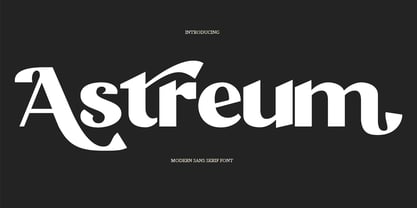 Astreum Gradient Font Poster 1