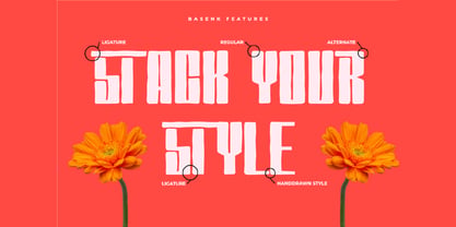 Basenk Font Poster 7