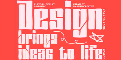 Basenk Font Poster 9