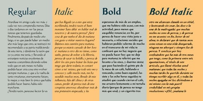 Laderas Font Poster 4