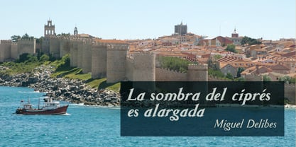 Laderas Font Poster 9