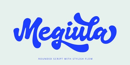 Megiula Font Poster 1