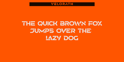 Velorath Font Poster 5