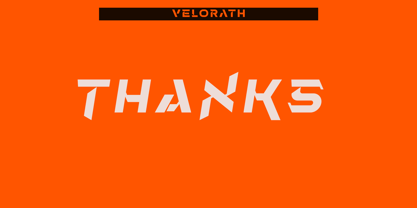 Velorath Font Poster 7