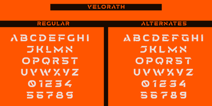 Velorath Font Poster 6