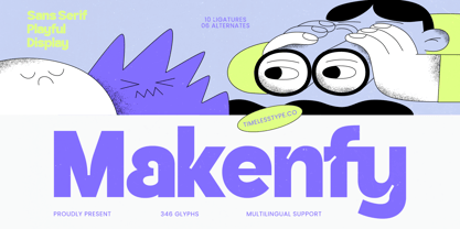 Makenfy Font Poster 1