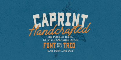Caprint Font Poster 1