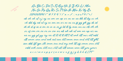 Belavin Font Poster 10