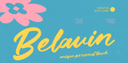 Belavin Font Poster 1