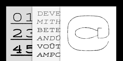 Adore Mono Font Poster 4
